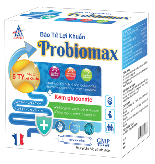 Bào Tử Lợi Khuẩn - Probiomax Acent 20 Ống