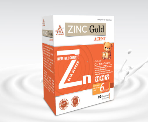 ZinC Gold Acent – Hỗ trợ tăng cường sức đề kháng - 20 Ống
