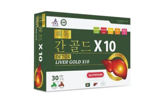 Detox Liver Gold X10 - Giải Độc Gan 30 Viên