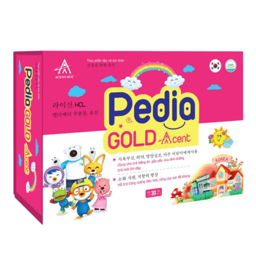 Pedia Gold Acent – Tăng Sức Đề Kháng Và Tăng Cân Cho Bé