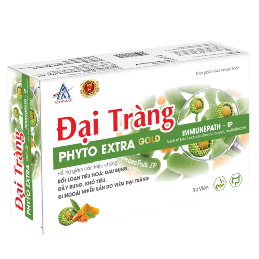 Đại Tràng PHYTO EXTRA GOLD ACENT - 30 VIÊN