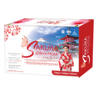 Viên uống sáng da Sakura Glutathion